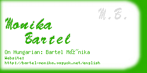 monika bartel business card